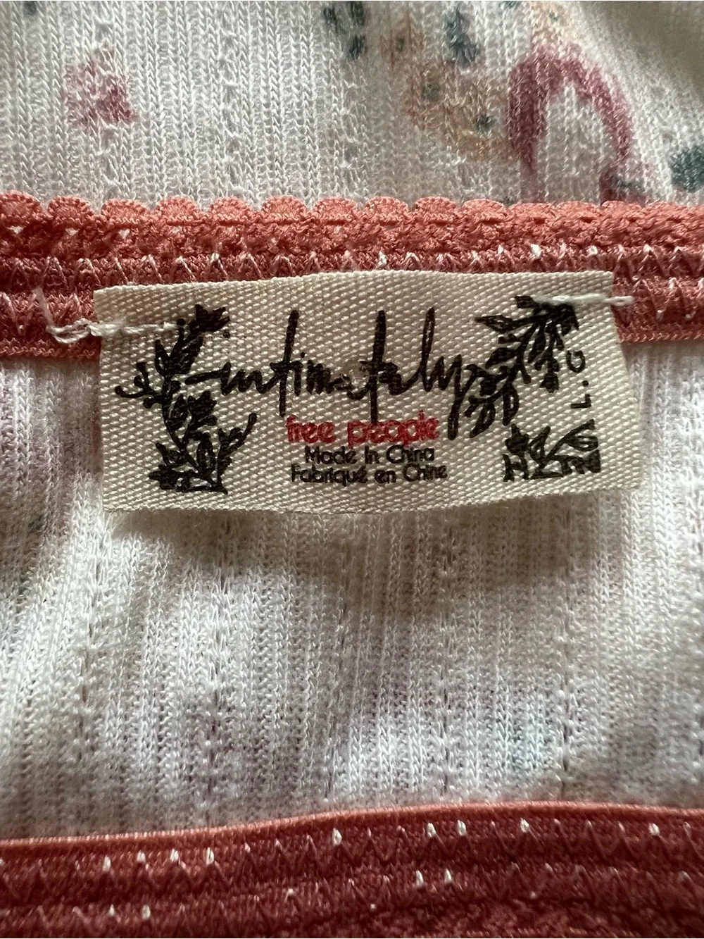 FREE PEOPLE Printed Pointelle Bralette and Undies Set.  MWOT